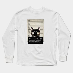 Kitty Mugshot Long Sleeve T-Shirt